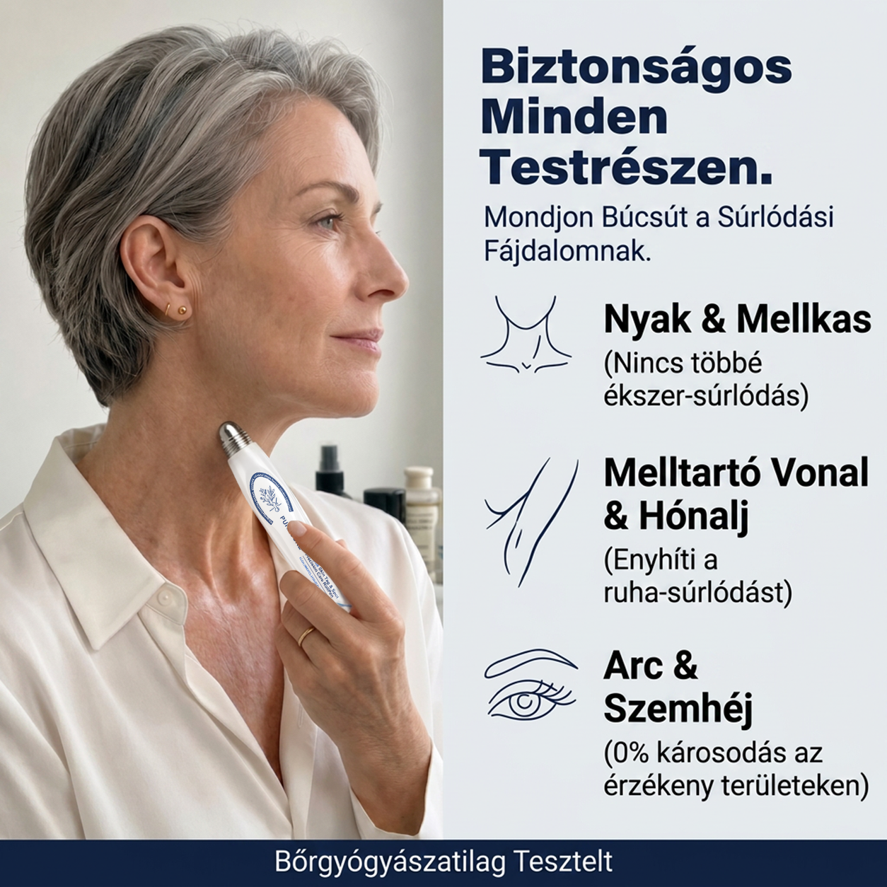 💖PuraCure® 👩‍⚕️ 𝟕 𝐍𝐚𝐩𝐨𝐬 Bőrkinövés- és Folteltávolító Toll Fájdalommentes és Hegmentes Professzionális Rollerball