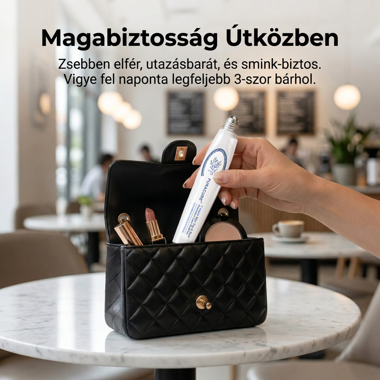 💖PuraCure® 👩‍⚕️ 𝟕 𝐍𝐚𝐩𝐨𝐬 Bőrkinövés- és Folteltávolító Toll Fájdalommentes és Hegmentes Professzionális Rollerball